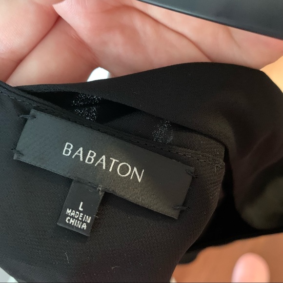 Aritzia Babaton Black V-neck Warren Cami - Picture 6 of 10